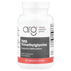 Allergy Research Group TMG 750 mg 100 Vegetarian Capsules – Trimethylglycine Supplement for Methylation &amp; Daily Wellness Support
