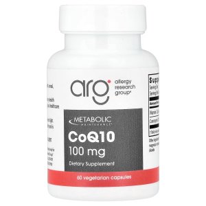 Metabolic Maintenance CoQ10 100 mg 60 Vegetarian Capsules – High Potency Coenzyme Q10 Supplement for Heart &amp; Cellular Energy Support