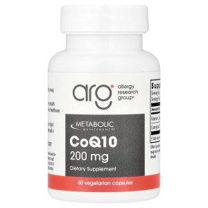 Metabolic Maintenance CoQ10 200 mg 60 Vegetarian Capsules – High Potency Coenzyme Q10 Supplement for Heart, Energy &amp; Antioxidant Support