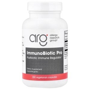Allergy Research Group ARG ImmunoBiotic Pro Postbiotic Immune Support 200 Capsules – Advanced Postbiotic Supplement for Immune &amp; Gut Wellness