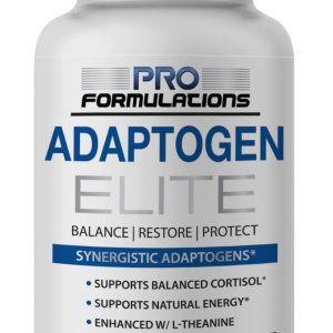 Pro Formulations MD Adaptogen Elite Synergistic Blend 60 Vegetarian Capsules – Rhodiola, Ashwagandha, Astragalus, Schisandra, Eleuthero &amp; L-Theanine