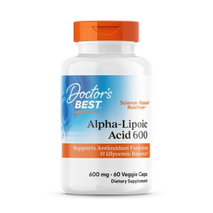 Doctor’s Best ALA 600mg Capsules – Alpha-Lipoic Acid Supplement