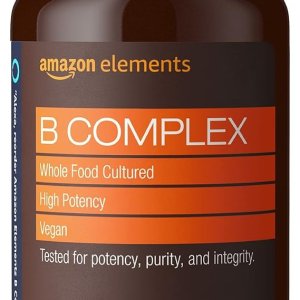 Amazon Elements B Complex Vitamins – Energy Metabolism &amp; Immune Support