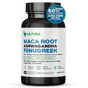 LA PURA Maca Ashwagandha Fenugreek – Daily Herbal Support