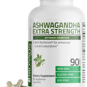 Bronson Extra Strength Ashwagandha – Stress &amp; Mood Support