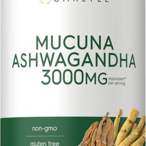 Carlyle Mucuna Pruriens with Ashwagandha &amp; Black Pepper – 250 Capsules