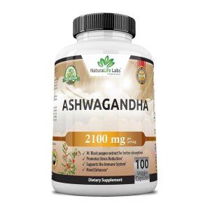 Naturalife Labs Ashwagandha 2100mg – Stress &amp; Mood Support