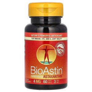 Nutrex Hawaii BioAstin Astaxanthin 12mg Supplement 50 Softgels