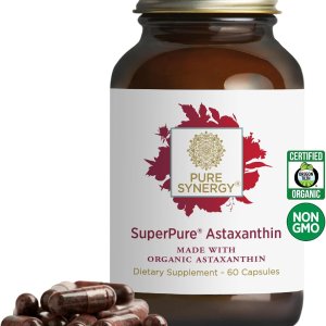 PURE SYNERGY SuperPure Astaxanthin 60 Capsule Supplement