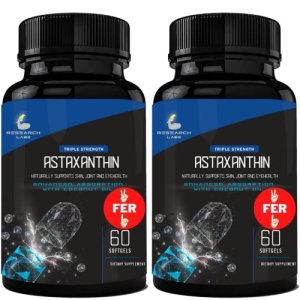 Research Labs Triple Strength Natural Astaxanthin 12mg 120 Softgels