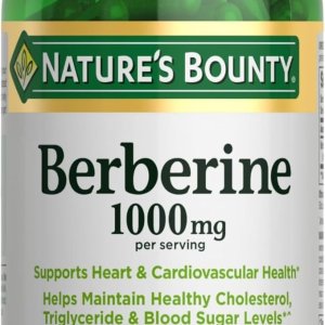 Nature's Bounty Berberine 1000mg Capsules | 60 Count