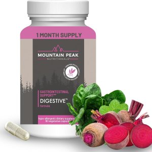 Mountain Peak Nutritionals Digestive Enzymes &amp; Probiotics | 12-Strain Formula | 90 Capsules