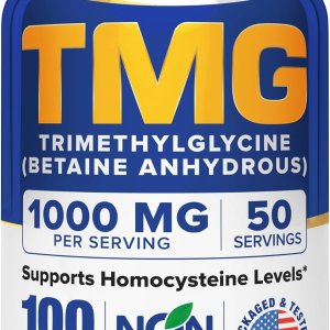 Tuthi TMG Supplement 1000mg | Trimethylglycine Betaine | 100 Vegan Tablets