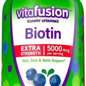 Vitafusion Extra Strength Biotin 5000mcg | Hair, Skin &amp; Nail Support