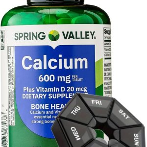 Spring Valley Calcium 600mg + Vitamin D3 20mcg | 250 Tablets