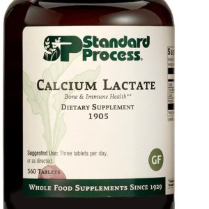 Standard Process Calcium Lactate | Bone &amp; Immune Support | 180 Tablets