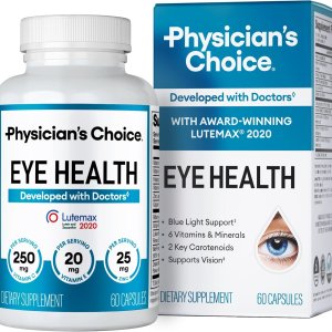 Physician's Choice Eye Health | Lutein, Zeaxanthin &amp; Bilberry | Vision Support