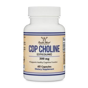Double Wood Supplements CDP Choline Citicoline | 300mg | 60 Capsules | Pack of 2