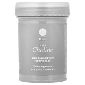 Ritual Natal Choline Supplement 550mg | Prenatal Choline | 60 Capsules