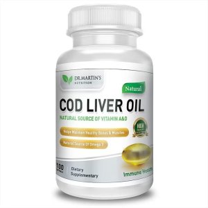 Burpless Cod Liver Oil Softgels | 100 Count | Daily Omega-3 Supplement