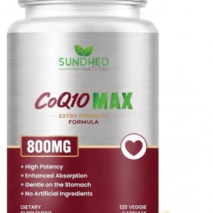 CoQ10 200mg Capsules Coenzyme Q10 Supplement 60 Vegan Caps