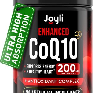 High Absorption CoQ10 200mg Softgels | Coenzyme Q10 | Daily Wellness