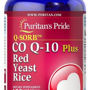 Puritan's Pride Q-Sorb™ Coenzyme Q10 | Dietary Supplement | 120 Softgelsz