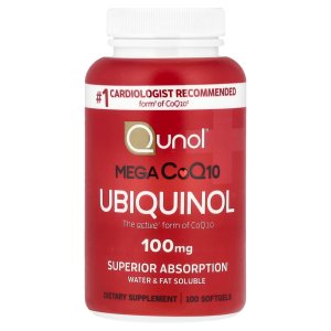 Qunol Mega Ubiquinol CoQ10 100mg | Superior Absorption | 60 Softgels