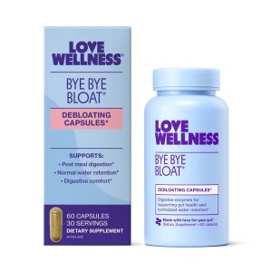 Love Wellness Bye Bye Bloat | Digestive Enzymes | 90-Day Supply