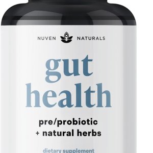 Nuven Naturals Gut Health Supplement | Probiotics, Prebiotics &amp; Herbs