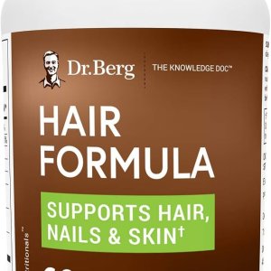 Dr. Berg’s Hair Formula Supplement | Biotin, Collagen &amp; DHT Support | 60