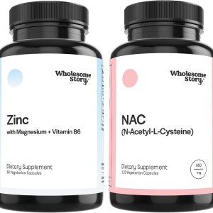 Wholesome Story Zinc Magnesium Vitamin B6 Supplement